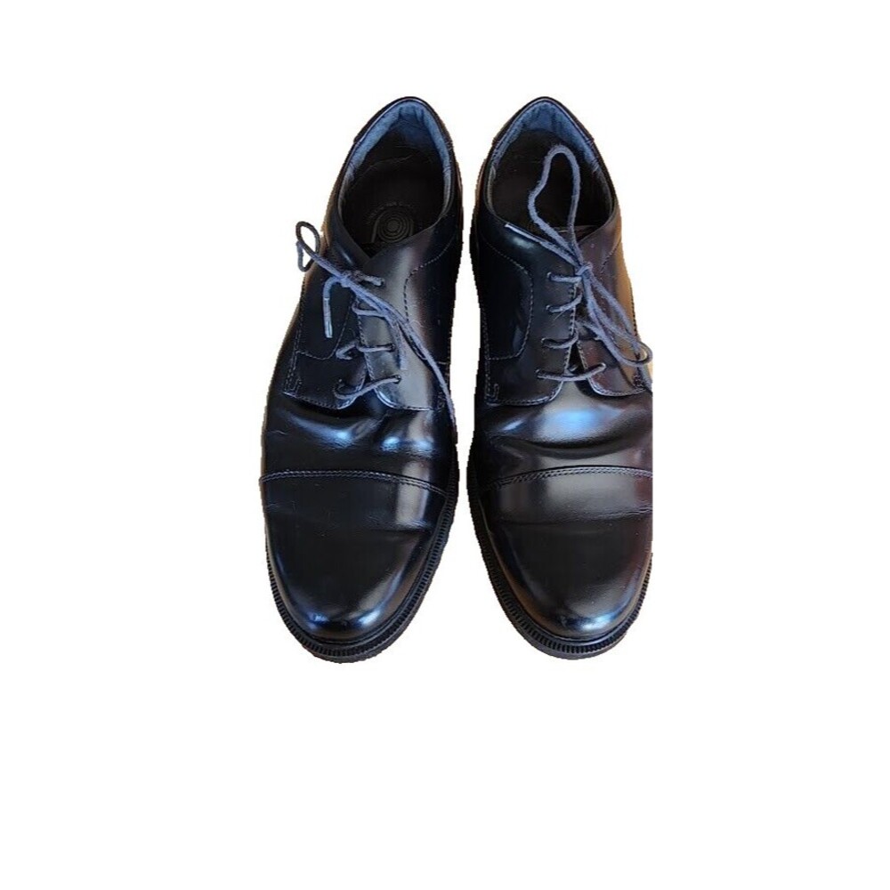 Rockport Hydro-Shield Mens Waterproof Black Dress Shoes With Walkability Sz 10.5